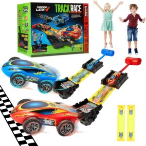 Wholesale Eco-Friendly Air Racing 2 in 1 Racing Car Dueling Launch Toys for Kids
