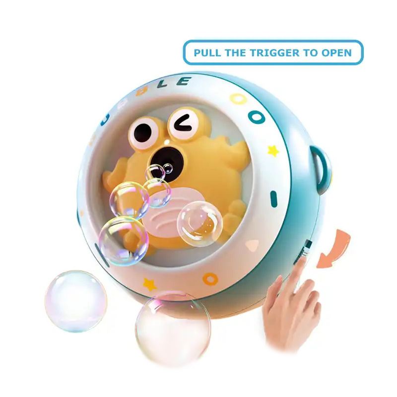 Máquina de burbujas automática con luces juguetes musicales niños lindo máquina de burbujas de jabón eléctrico - Imagen 2