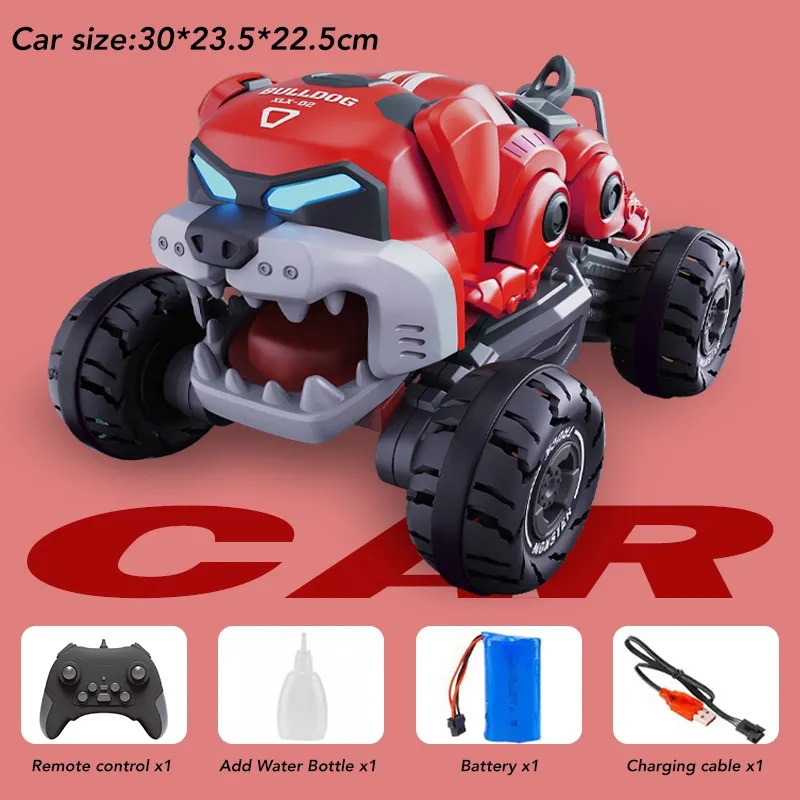 Venta al por mayor nuevo coche teledirigido del truco del perro del robot de Rc de los camiones de la luz del espray 2.4G - Imagen 6