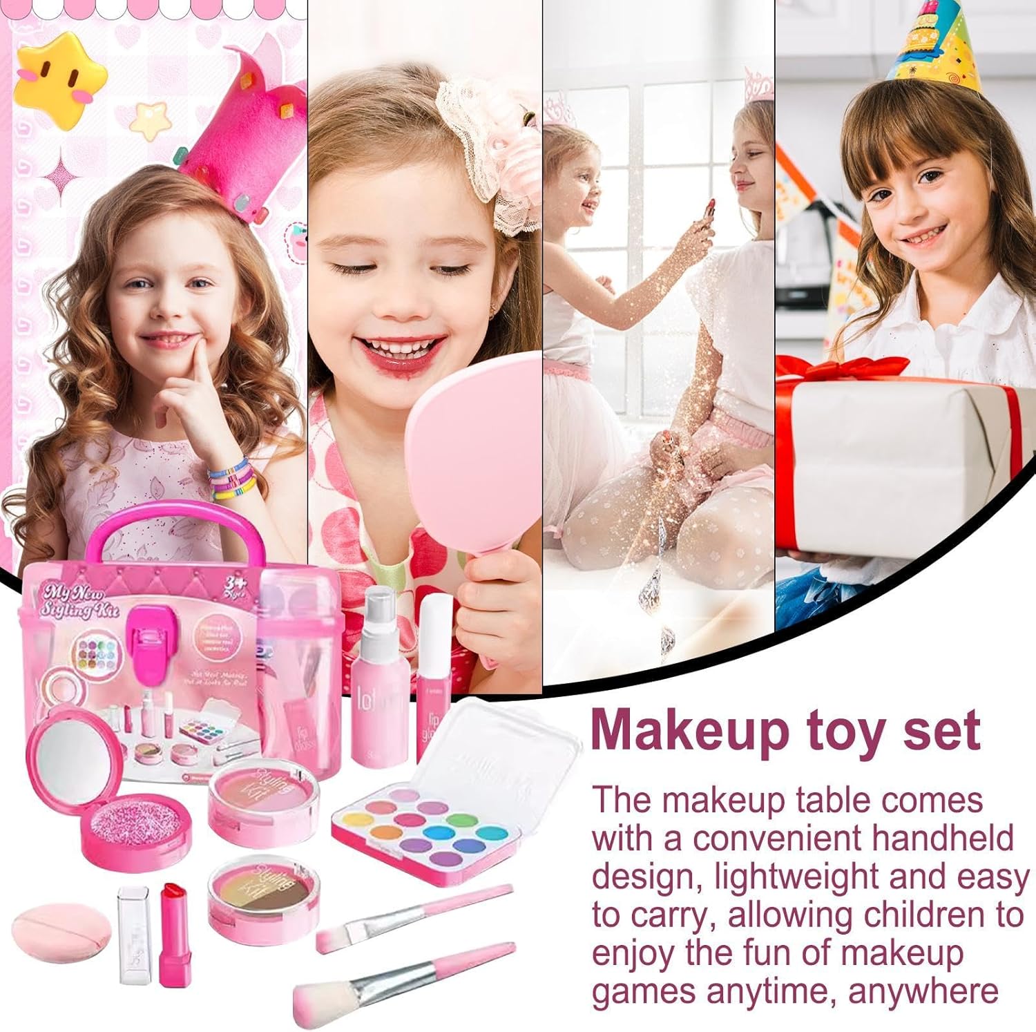 Éco-friendly de haute qualité Kids Washable Makeup Girl Toys Children Cosmetic Toys Making Up - Image 2