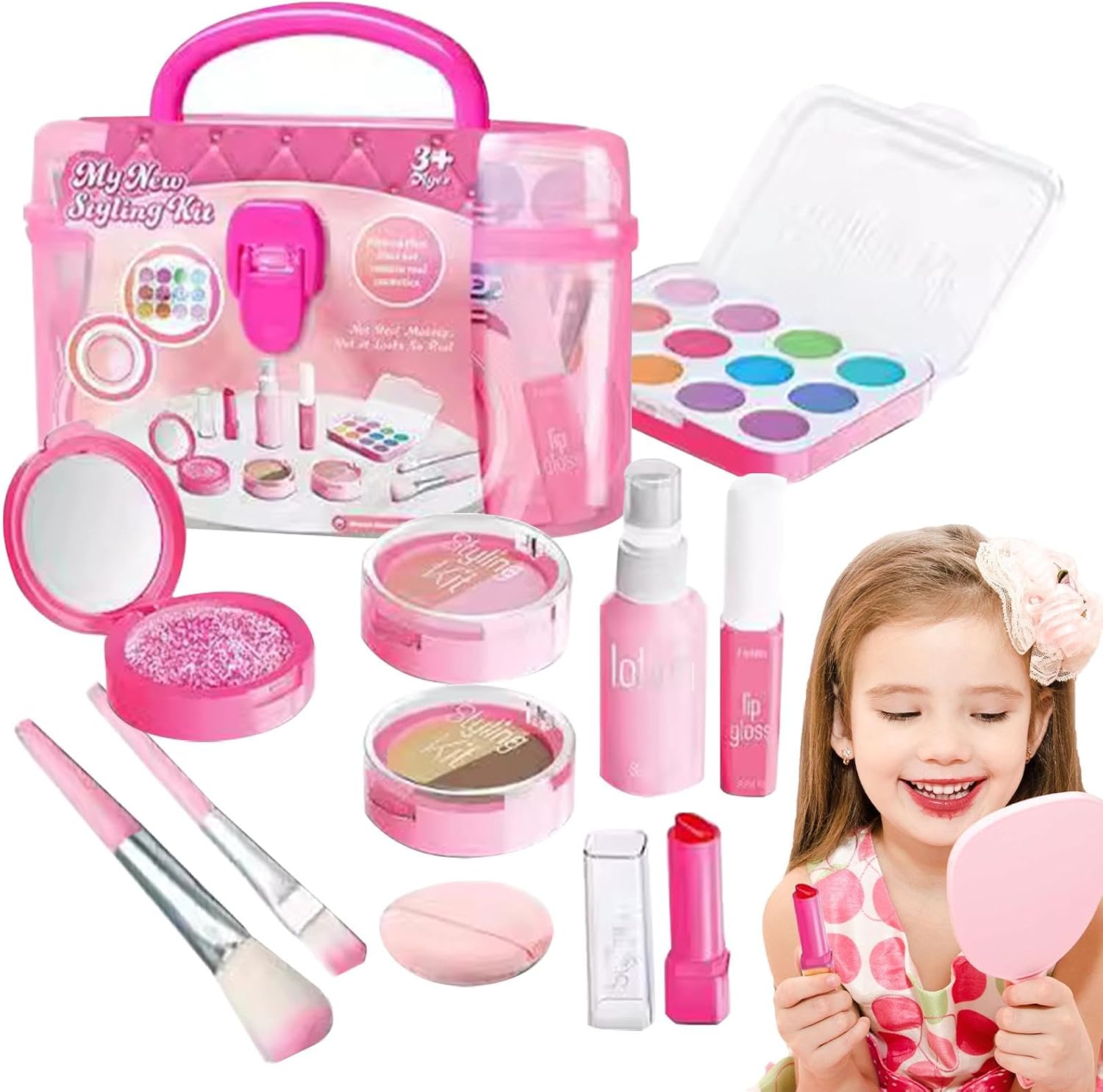 Éco-friendly de haute qualité Kids Washable Makeup Girl Toys Children Cosmetic Toys Making Up - Image 6