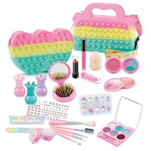Mode Geschenk Mädchen Spielzeug Kosmetik Prinzessin Dress Up Spielzeug Make-up Kinder Make-up Kit mit Nägeln für Kinder