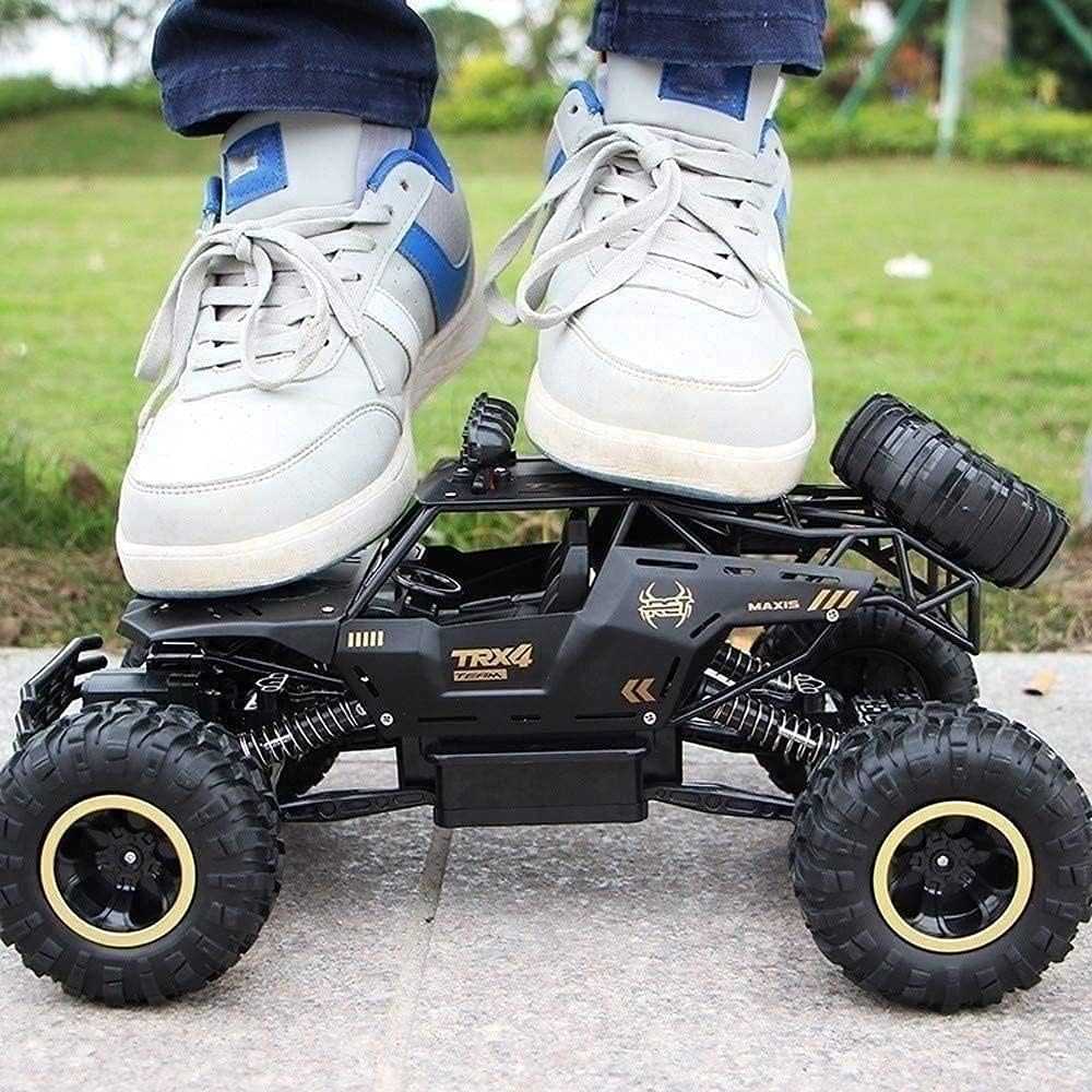 1:12 Véhicule en alliage à quatre roues motrices à grande échelle 4WD, voiture tout-terrain télécommandée pour cascades, escalade et dérive - Image 3
