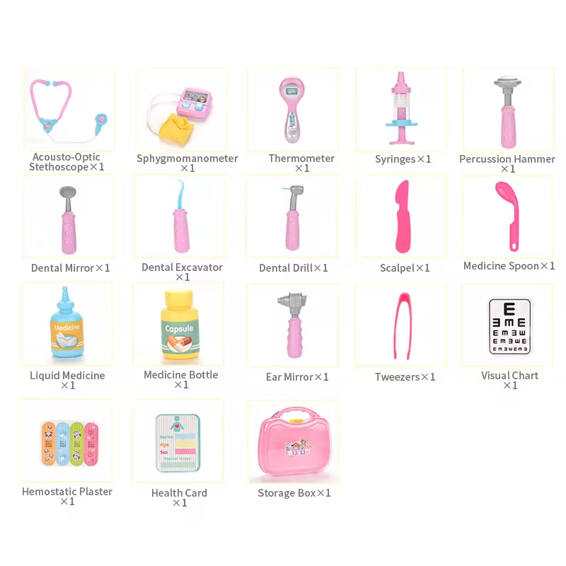 Wholesale Educational Preschool Toy Role Pretend Play House Toys Portable Doctor Toys for Girls - Bild 6