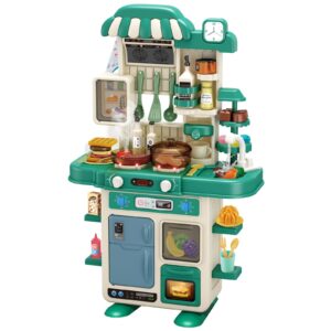 48Pcs Realistic Lights Sounds Simulation Kids Play Kitchen Home Kitchen Toys
