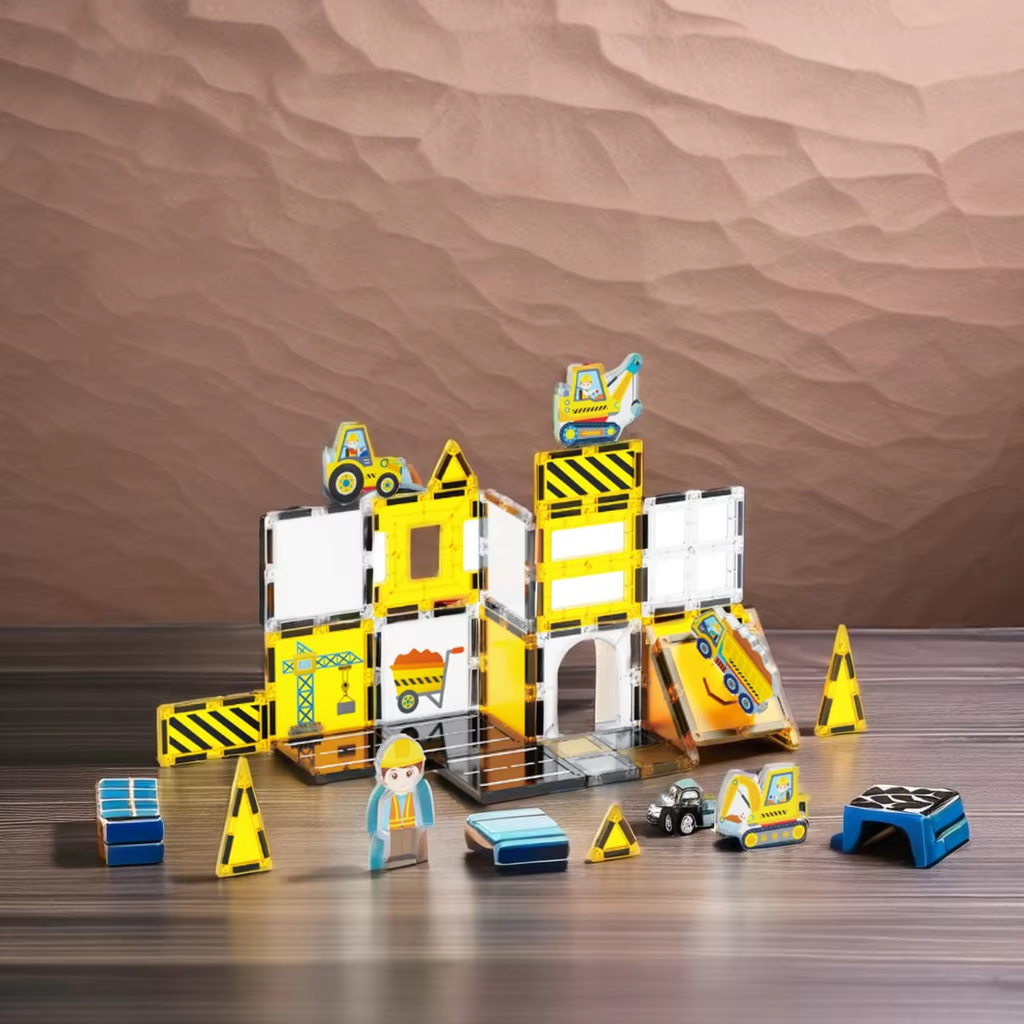 Les jouets pour enfants de haute qualité ensemble les carreaux de bâtiment magnétique éducatifs - Image 5