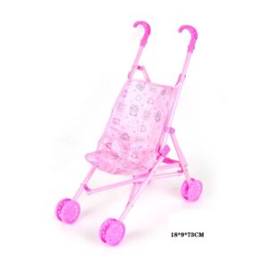 Cheap Kids Pretend Play Lovely Iron Baby Doll Stroller Toy for Doll