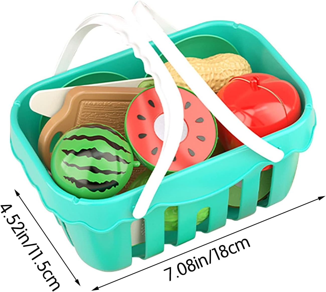 11PCS Funny Plastic Toy School Children Baby Cutting Food Vegetales Magnet de frutas Toy para niños - Imagen 6