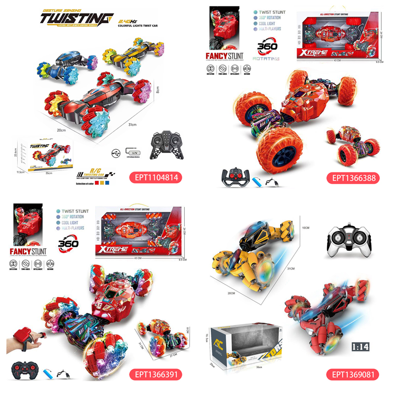 2.4G RcTwister Lights Music Stunt Car Remote Control Drift High Speed Carritos Remoto De Controle Coches Autos A Para Carros - Bild 6