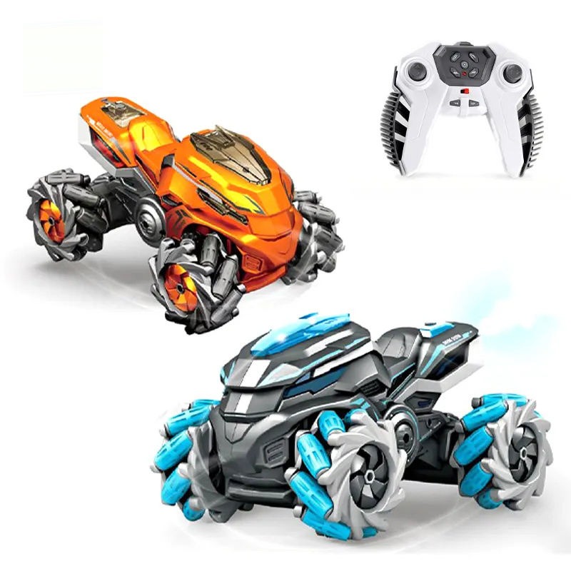4WD High Speed RC 360 Rolling 4X4 Radio Toy Spray Light Control remoto Stunt Car Remoto - Imagen 3