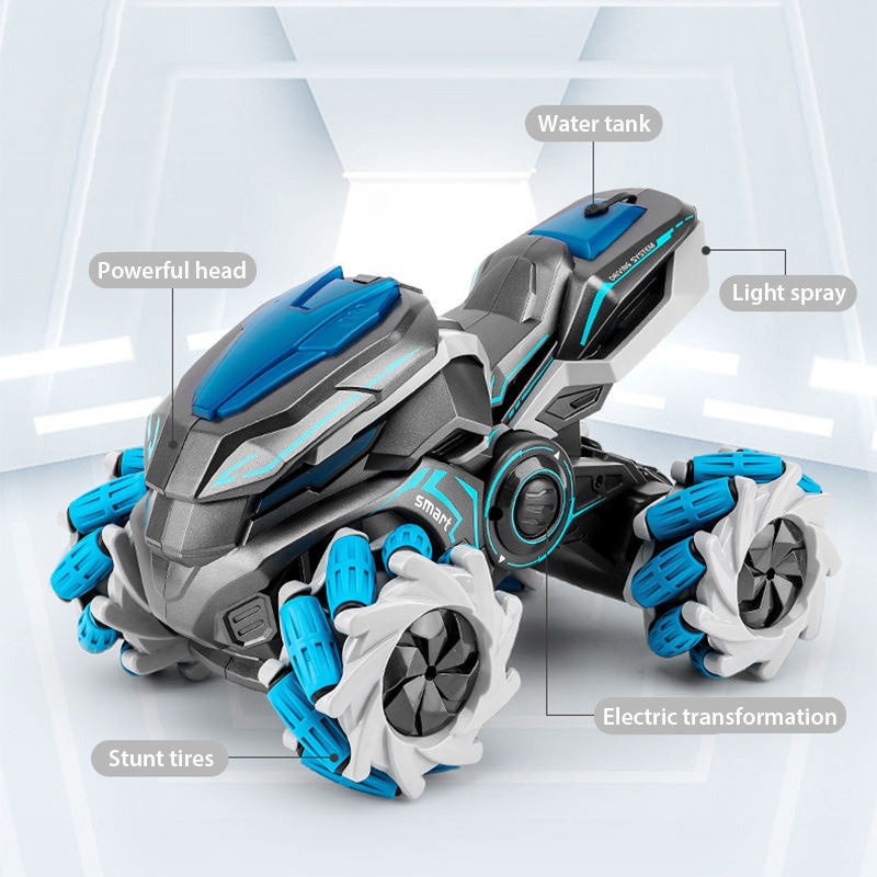 4WD High Speed RC 360 Rolling 4X4 Radio Toy Spray Light Control remoto Stunt Car Remoto - Imagen 5