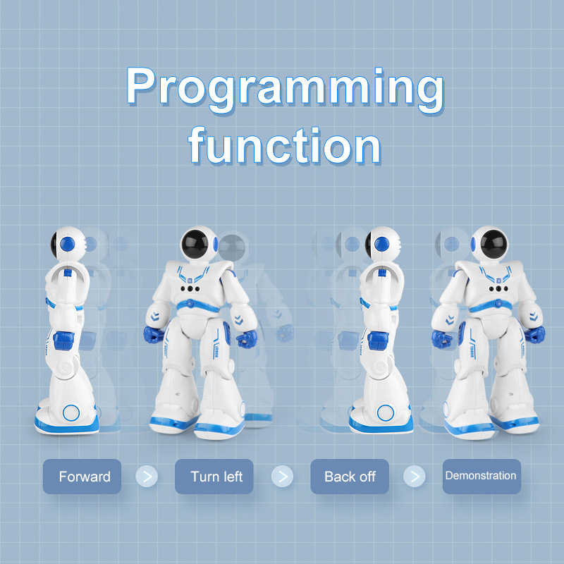 Infrared Smart Remote Control Action Programming Rc Walking Robot with Lights and Sounds - Imagem 3