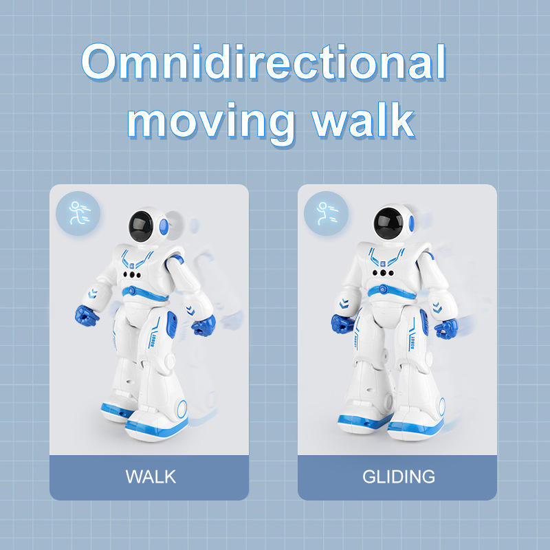 Infrared Smart Remote Control Action Programming Rc Walking Robot with Lights and Sounds - Imagem 4