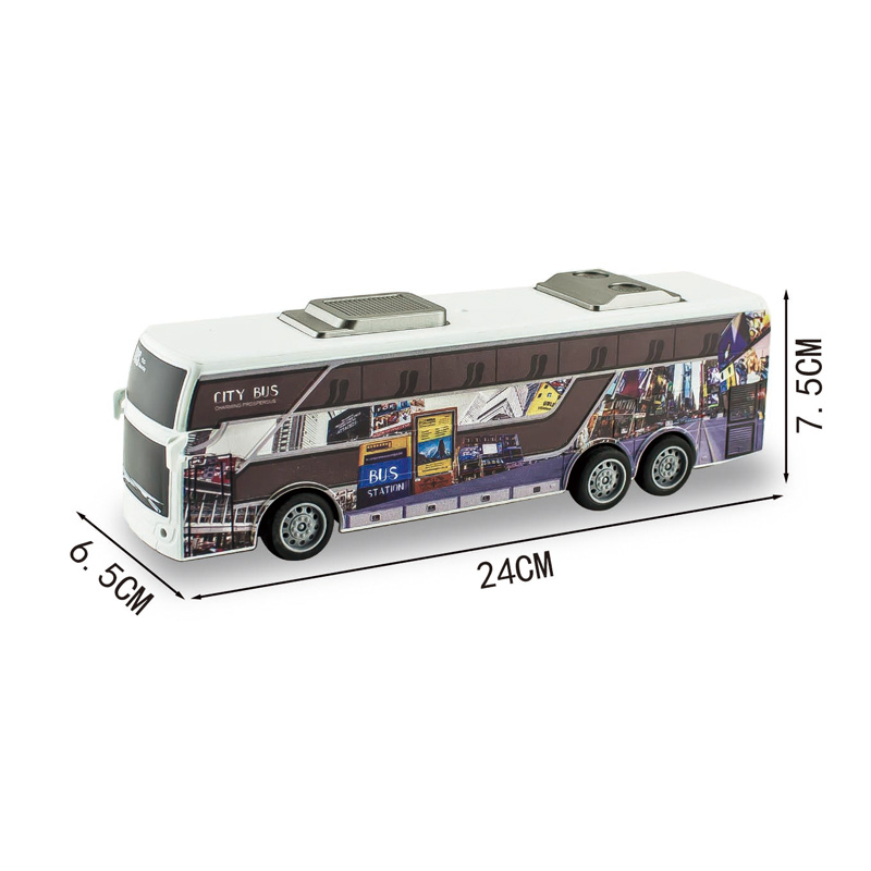 Simulation remote control bus radio control toys 4 function with light - Imagem 2