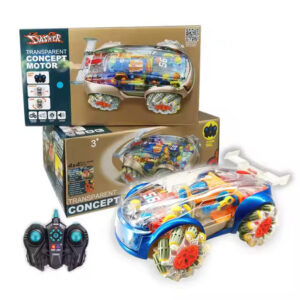2.4G 6CH Rc Transparent Car Smoke Remote Control Cars With Lights Sound