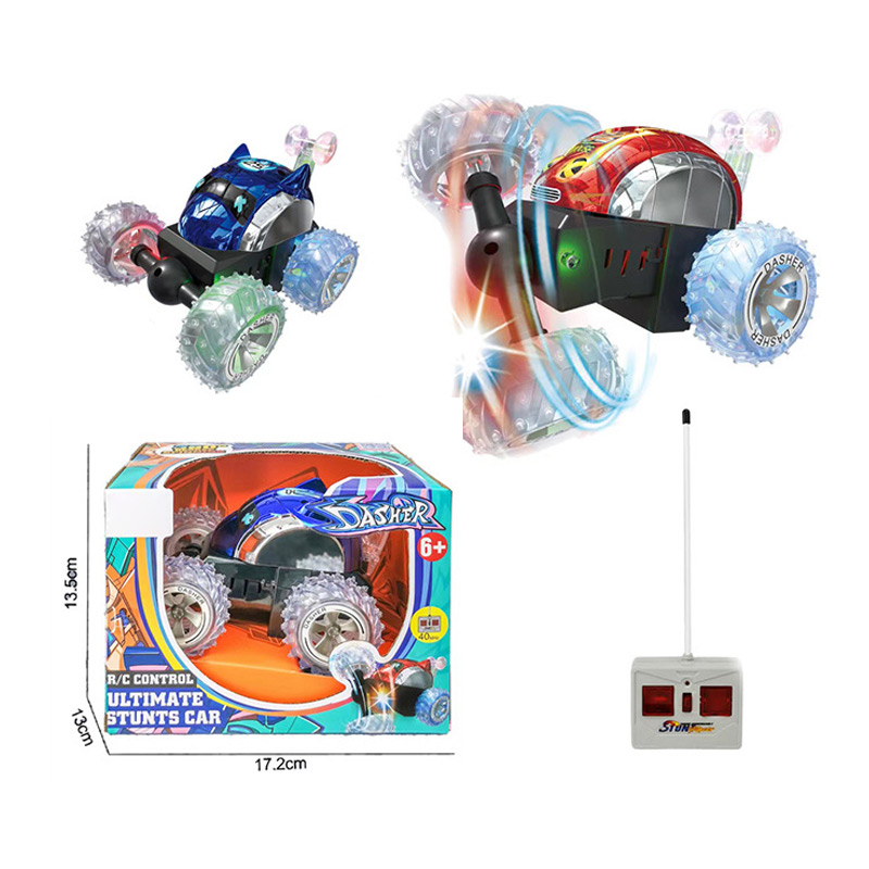 2.4G RC Car Bright Wheel Music Defection 360 Crazy Hot Remote Control Cars with Lights - Imagen 2