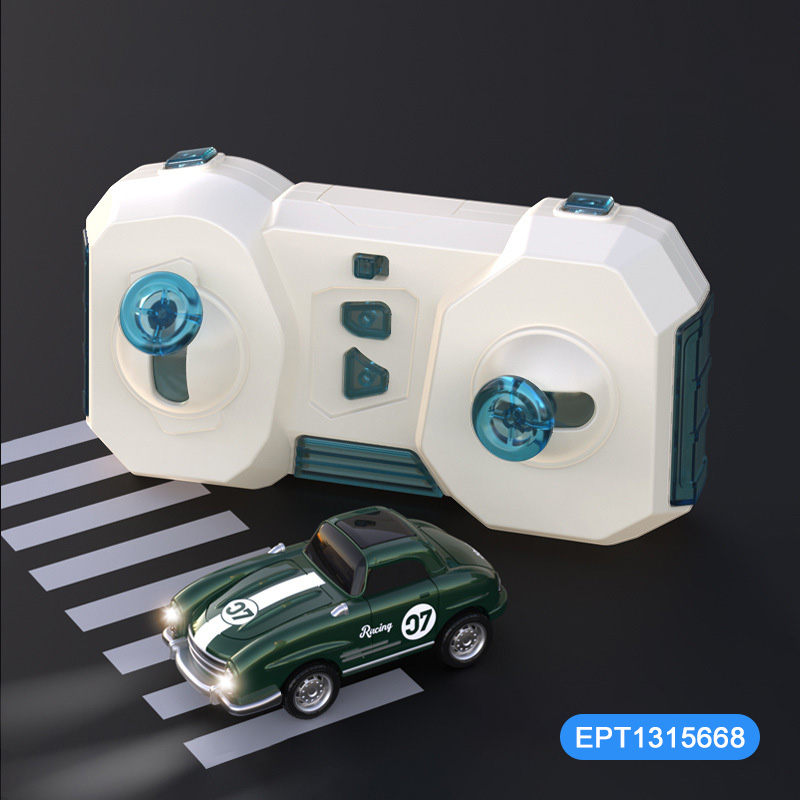 1:46 2.4G 4-Way Mini Rc Speed Race Car Classic Remote Control Car Toys With Lights Sound - Imagen 5