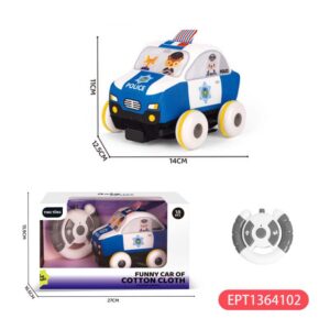 2.4G Rc Two-Way Plush Mini Rc Police Car