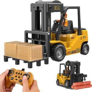 11CH Remote Control Forklift Toy 1:24 Scale Lighting Music Vehicle