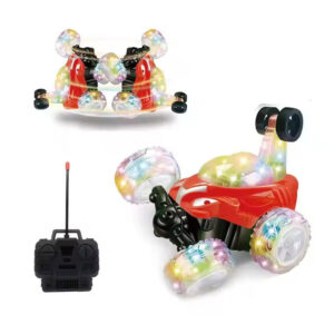 4CH Remote Control Stunt Dump Car 360 Rotation Truck Rc Cars with Lights And Music