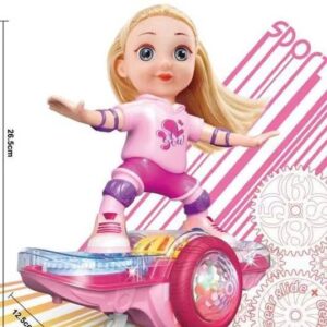 5CH RC Dancers Puppen Musik&Skates Fairy Light Up Fernbedienung Rollerskating Roboterausgleichsbrettrollen&Dreht Puppe