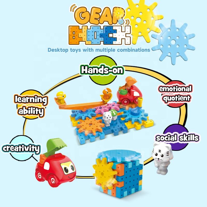 Toy Animals Building Blocks Toy Set in 31PCS Children Educational Toy Gear Paradise Blocks Construction Bricks Set - Imagen 3