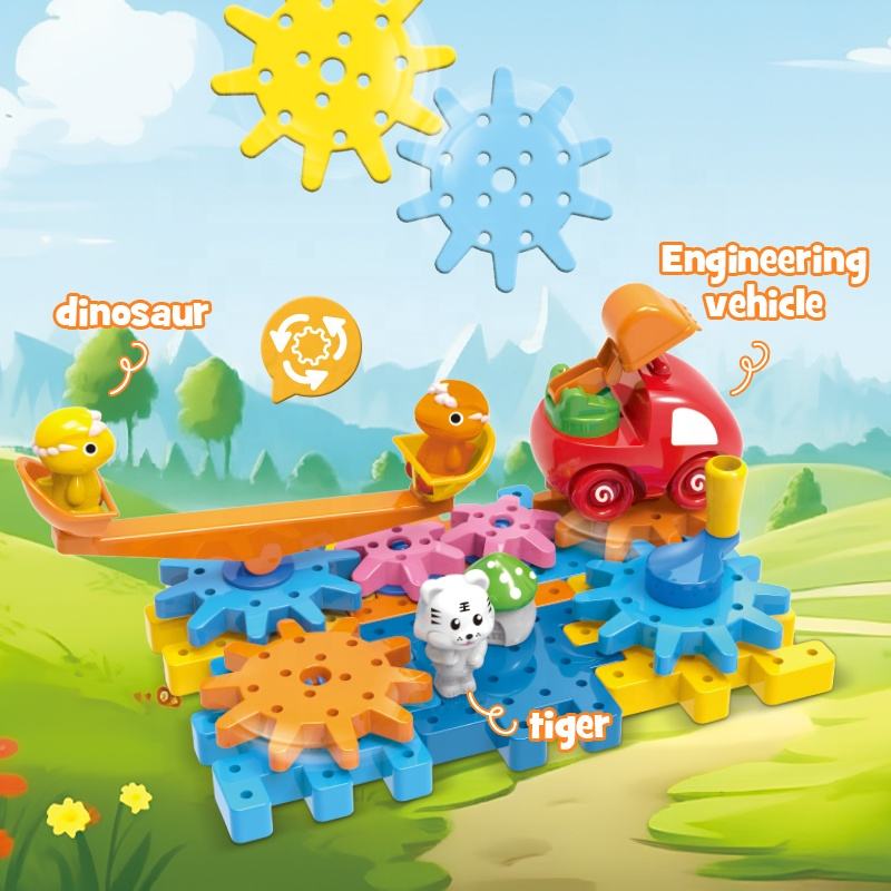 Toy Animals Building Blocks Toy Set in 31PCS Children Educational Toy Gear Paradise Blocks Construction Bricks Set - Imagen 5