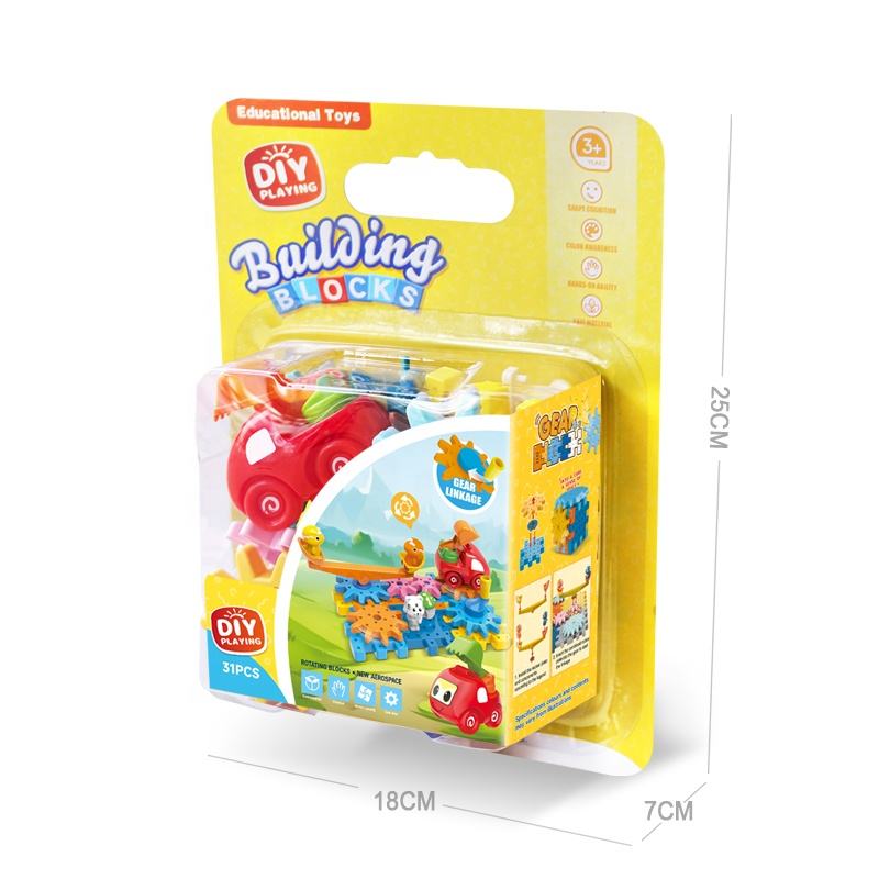 Toy Animals Building Blocks Toy Set in 31PCS Children Educational Toy Gear Paradise Blocks Construction Bricks Set - Imagen 6