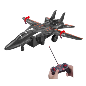 1:16 9Ch Remote Control Wing Switch Run Spray Rc Model AirplanesJet Aircraft Toy With Lights and Music