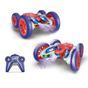 High Speed 2.4G Spider Dual Remote Control Spray Double Sided 360 Degrees Flip Rotating Stunt Off Road Racing Rc Car Toy