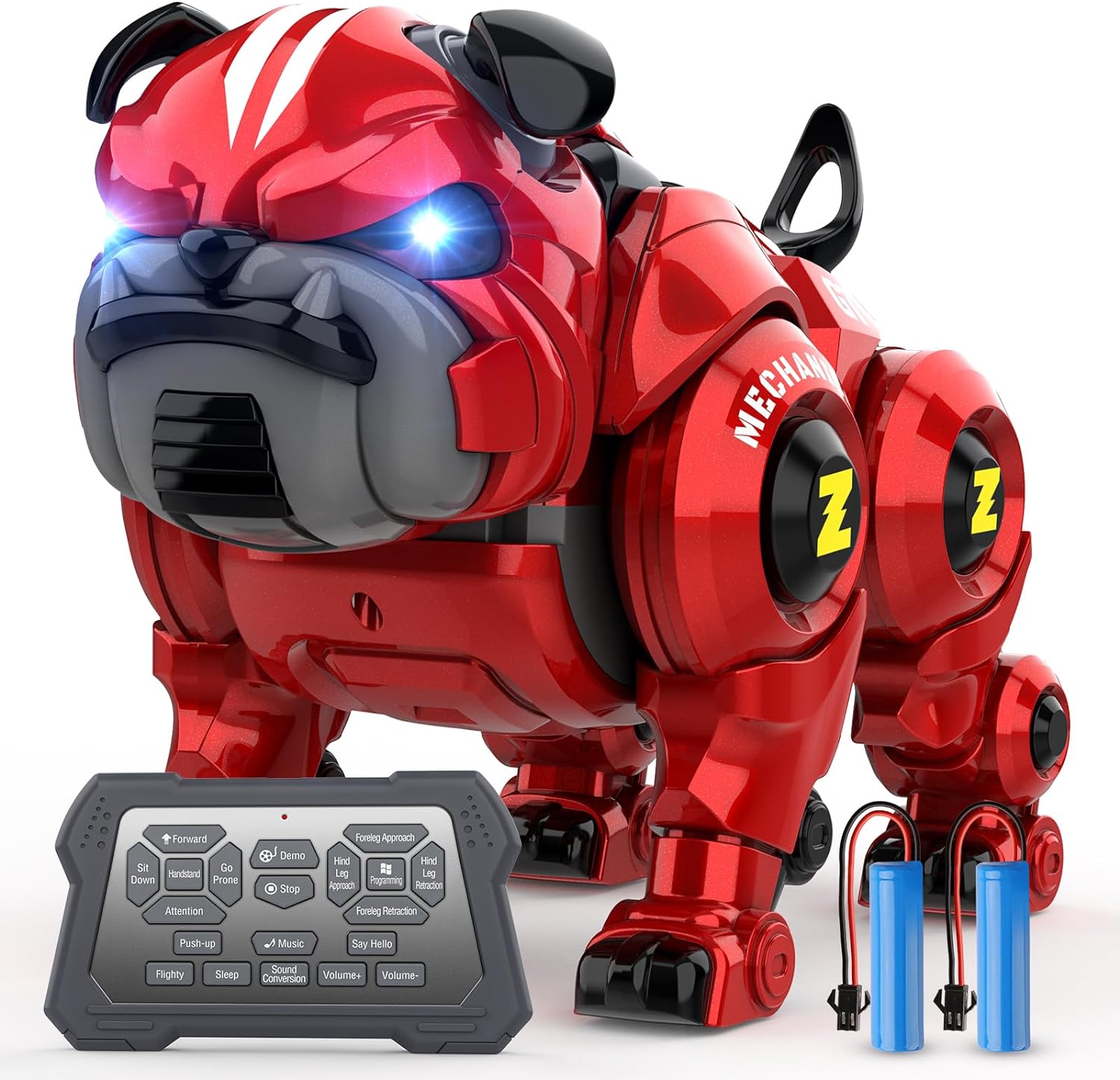 Música de acrobacias de control remoto inteligente&Light Robot Dancing Dog Toys Kid Touch Interaction Programming Pet Remote Control Dog