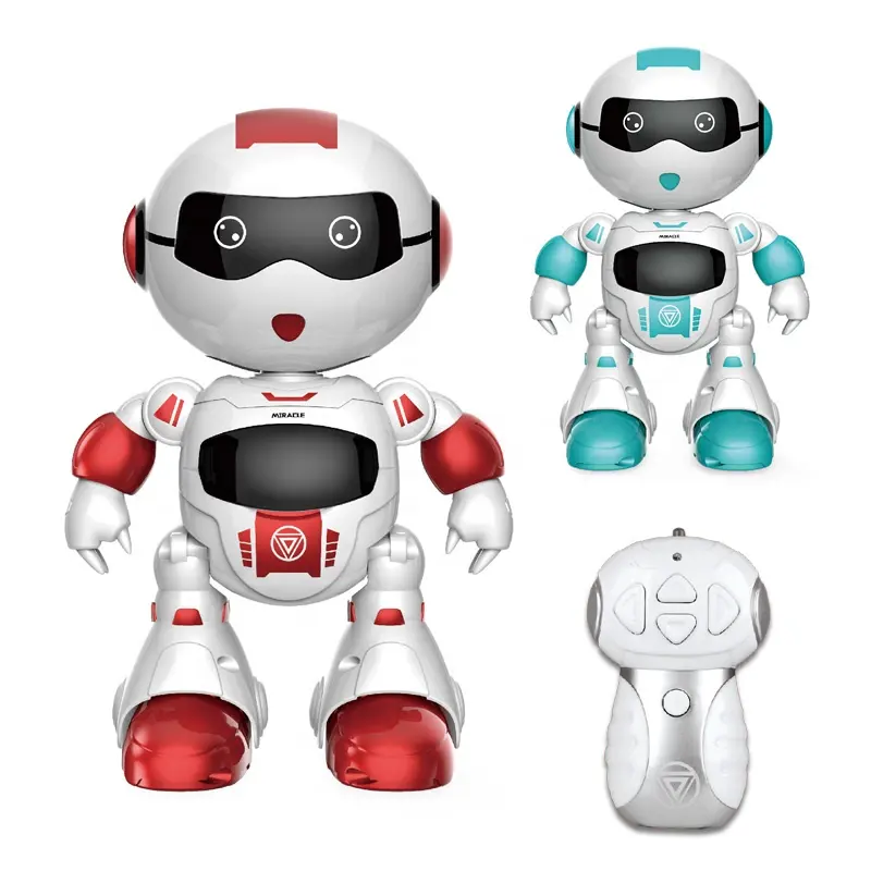 Kids Smart Robot Toy Intelligent Touch Induction Rc Robot Toy Dancing with Light and Music - Imagen 2