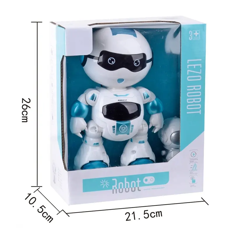 Kids Smart Robot Toy Intelligent Touch Induction Rc Robot Toy Dancing with Light and Music - Imagen 5