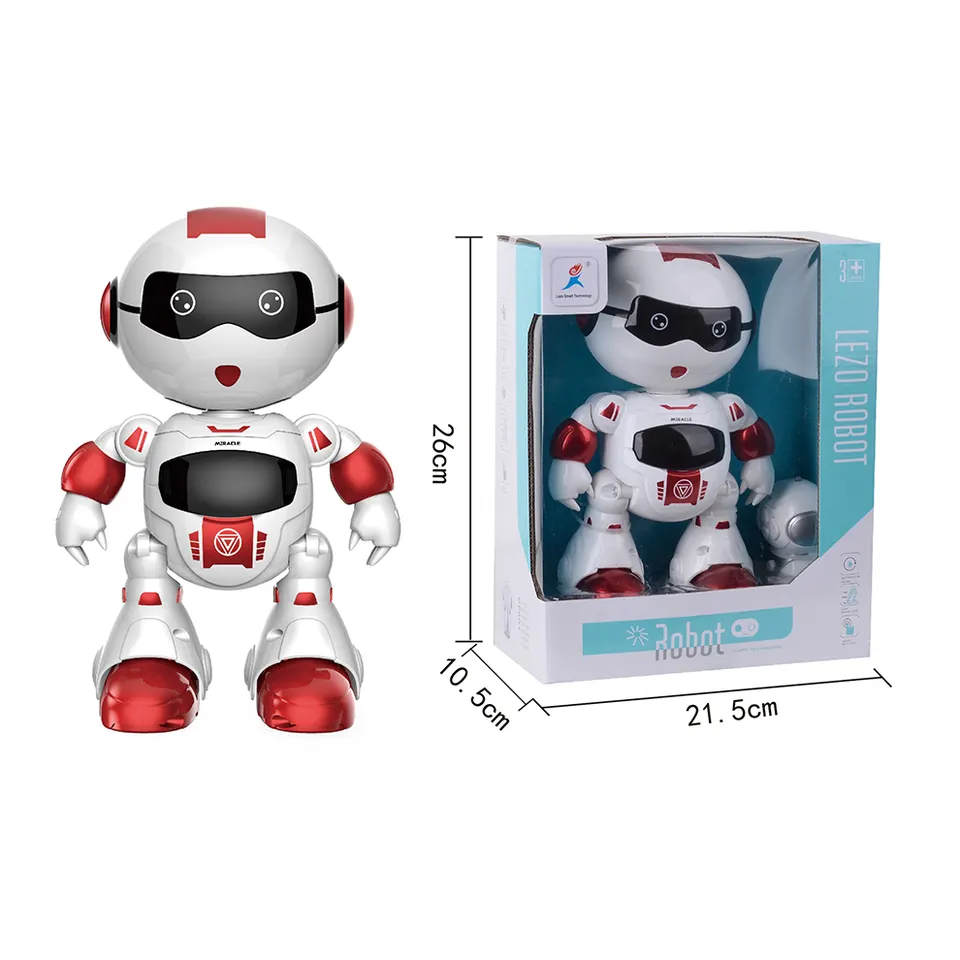 Kids Smart Robot Toy Intelligent Touch Induction Rc Robot Toy Dancing with Light and Music - Imagen 6