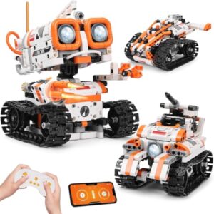 Robot Building Kit Remote-Controlled or App-Controlled 3in1 Robotic Toys Christmas Birthday Creative Gifts for Kids