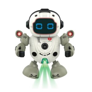 Newly Item Battery Operated Intelligent Dancing Robot Toy with Music and Light