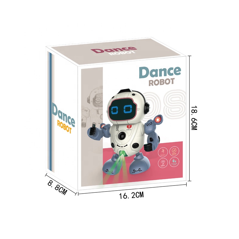 Newly Item Battery Operated Intelligent Dancing Robot Toy with Music and Light - Imagen 2