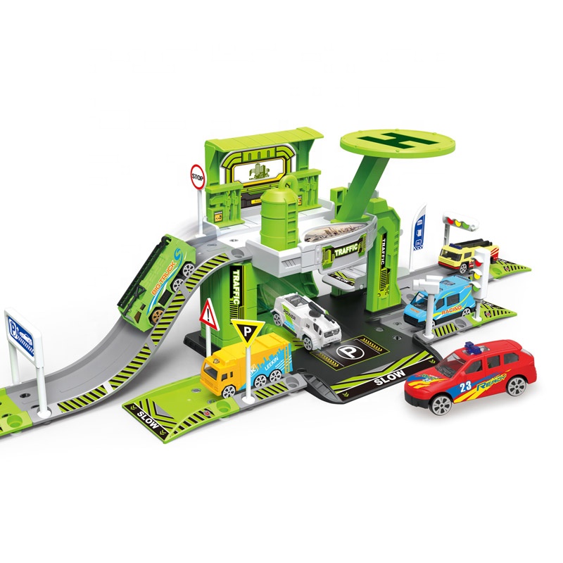 Disassembly Plastic Truck Toy Car Parking Lot Toys Parkeerplaatsen Speelgoed for Kids