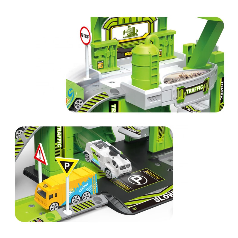 Disassembly Plastic Truck Toy Car Parking Lot Toys Parkeerplaatsen Speelgoed for Kids - Bild 2