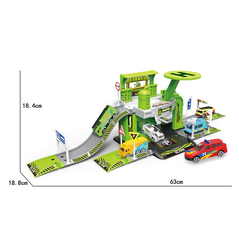 Disassembly Plastic Truck Toy Car Parking Lot Toys Parkeerplaatsen Speelgoed for Kids - Bild 3