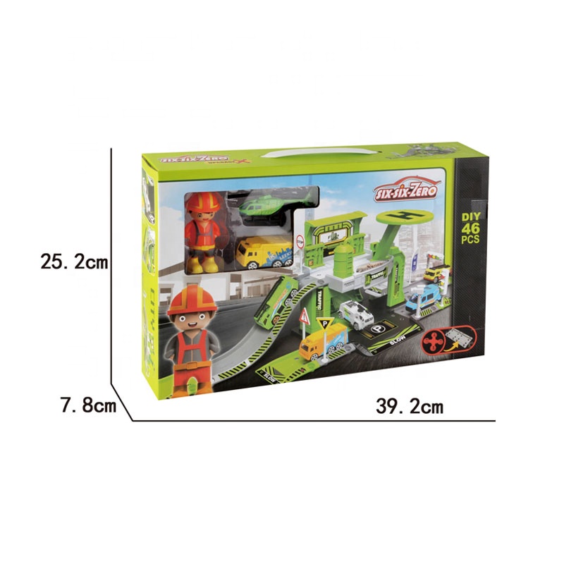 Disassembly Plastic Truck Toy Car Parking Lot Toys Parkeerplaatsen Speelgoed for Kids - Bild 4