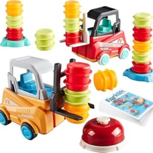 Kids Cognitive Educational Toy Forklift Challenge Children Montessori Balancing Stacking Toys