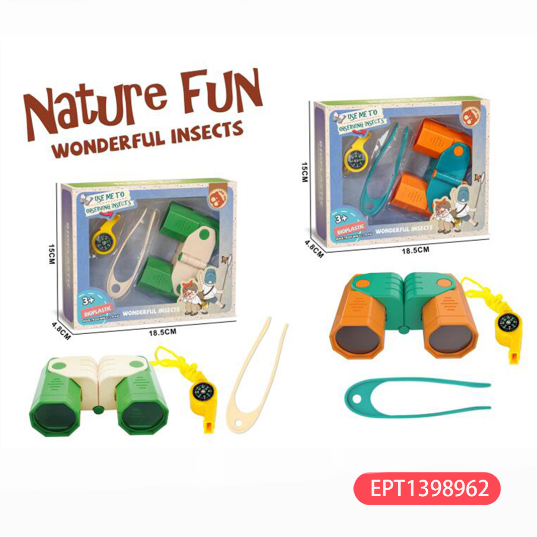 Science& Education Telescope Compass Whistle Experiment Toy Children Educational Experimental Microscope Toys - Image 2