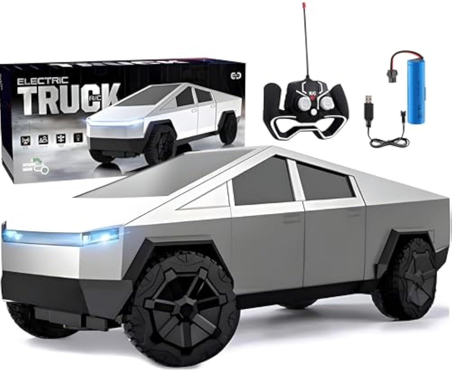 Cyber Pickup Electric Remote Control Car 25CM 27MHz Wireless Charging Road Vehicle