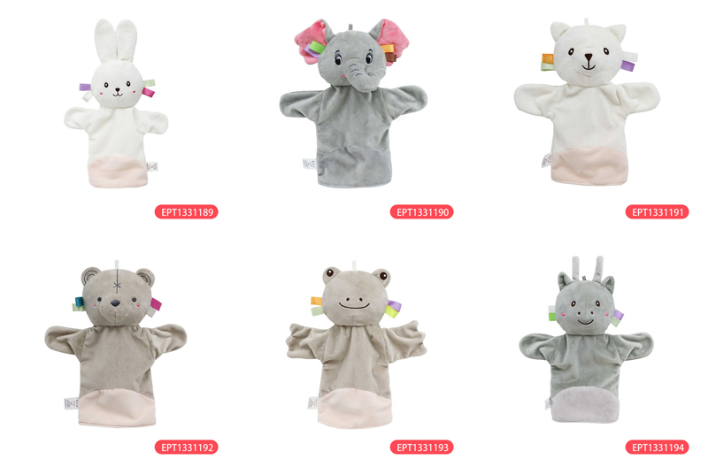 Animal Soothing Plush Hand Puppet Children's Soft Finger Toys - Image 6