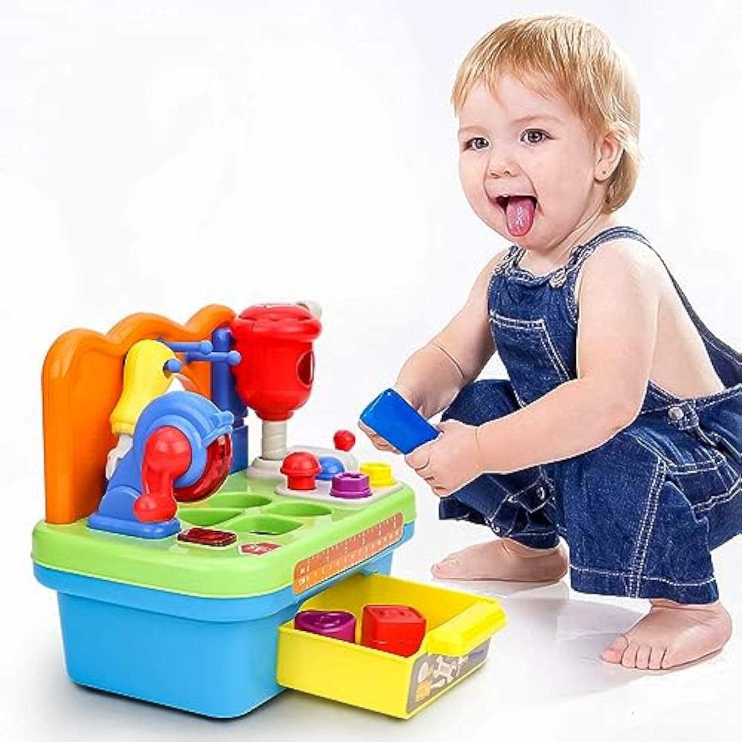 Role Play Little Worker Simulation Tool Toys Plastic Shape Sorter Toy Bb Other Pretend Play Toy Mechanic Tool Box Set - Imagen 5