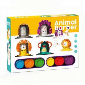 Color Mud Diy Animal Barber Set Clay Craft Kit Educational Toy Clay Toys with Tool