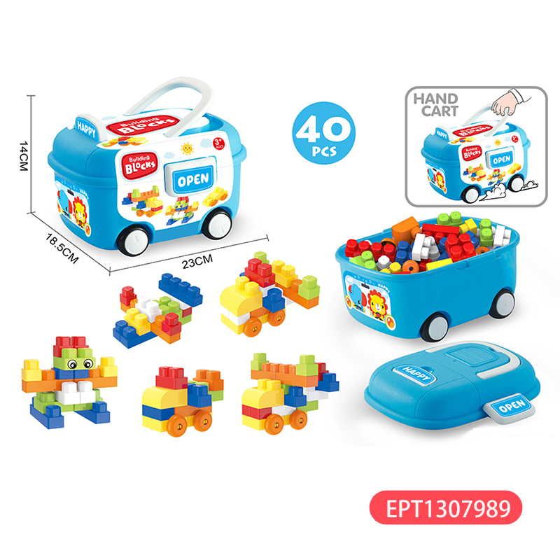Small Particle Block Trolley 100Pcs Educational Children 2025 Building Blocks Sets Toys for Kids Baby - Image 4