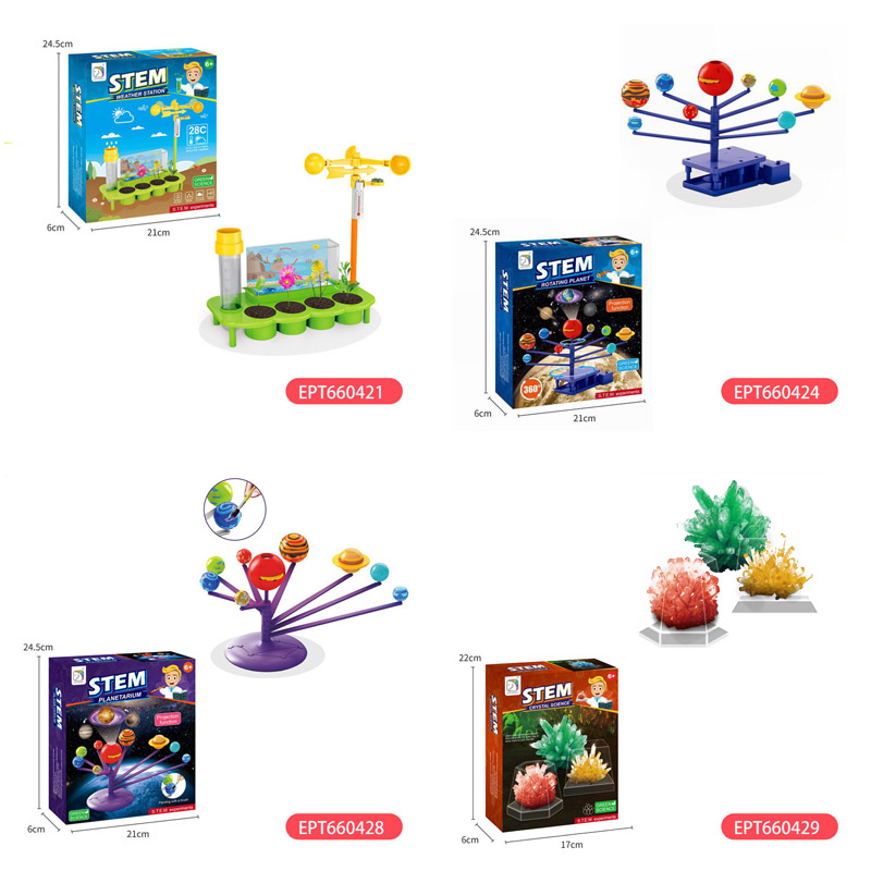 Plant Ecological Meteorological Station Stem Weather Toy Educational Kid Creative Experiments Green Science Toys - Bild 6