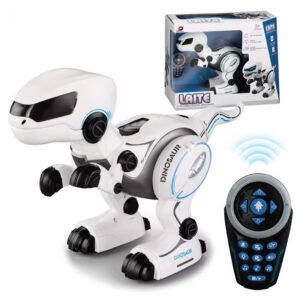 Radio Control Dinosaur Robot Toys 2.4G Gesture Induction Deformation Robot Remote Control Toy with Music for Kids